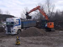 Scania kuormassa
